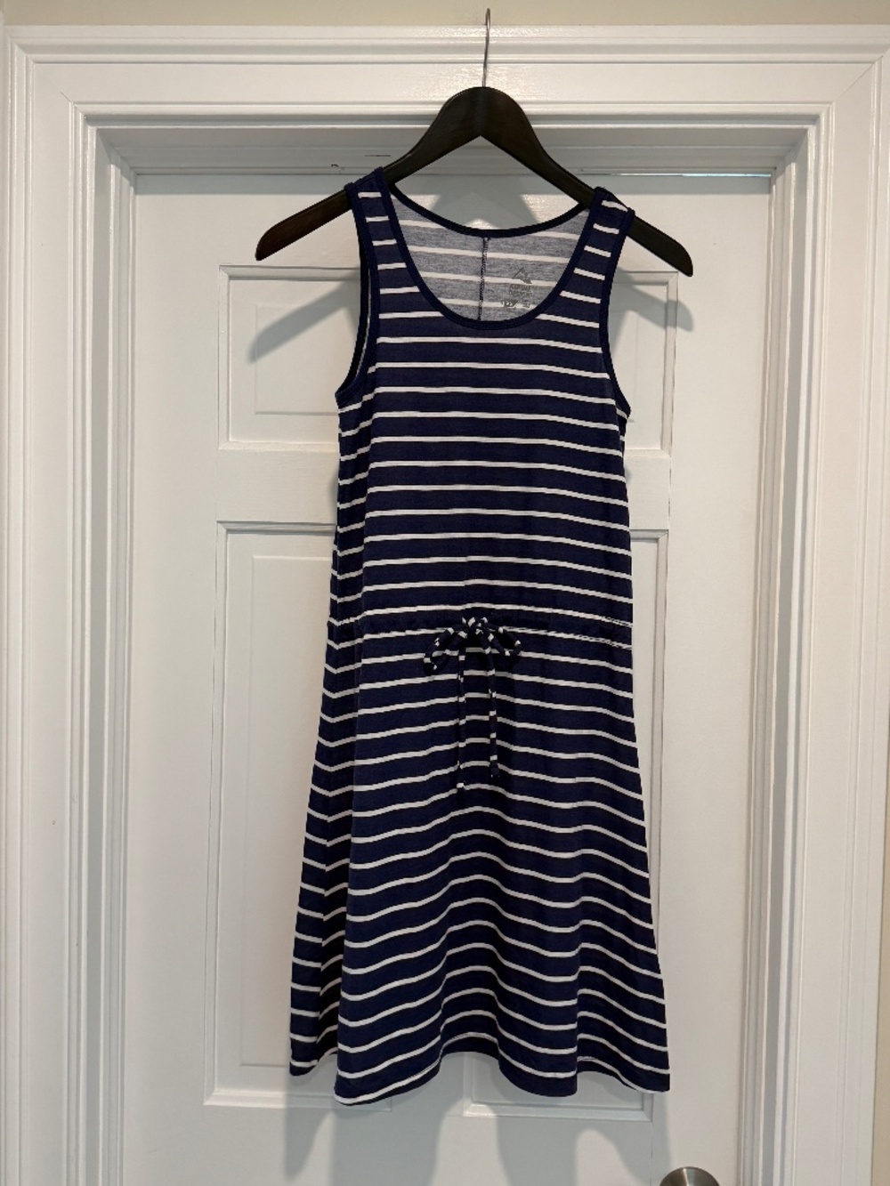 Alpine Design Navy and White Stripe Dress